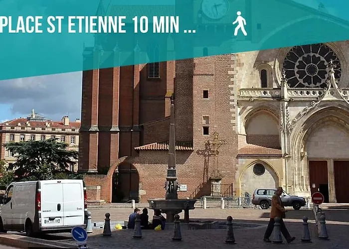 Center Flat #2 - Hypercentre - Jean Jaures アパート トゥールーズ